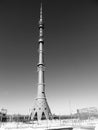 Ostankino Tower Russian: ÃÅ¾ÃÂÃâÃÂ°ÃÂ½ÃÂºÃÂ¸ÃÂ½ÃÂÃÂºÃÂ°ÃÂ ÃâÃÂµÃÂ»ÃÂµÃÂ±ÃÂ°ÃËÃÂ½ÃÂ, Ostankinskaya telebashnya Royalty Free Stock Photo